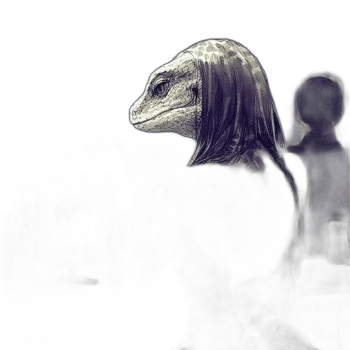 creature, mask, dragon, animal transparent PNG cut-out