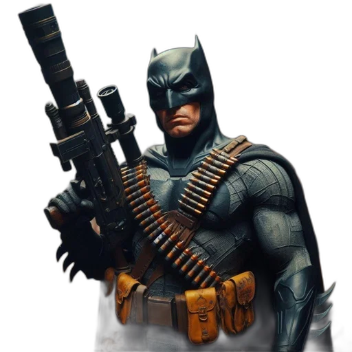 weapon, concept art, comic book art, 3d render transparent PNG cut-out