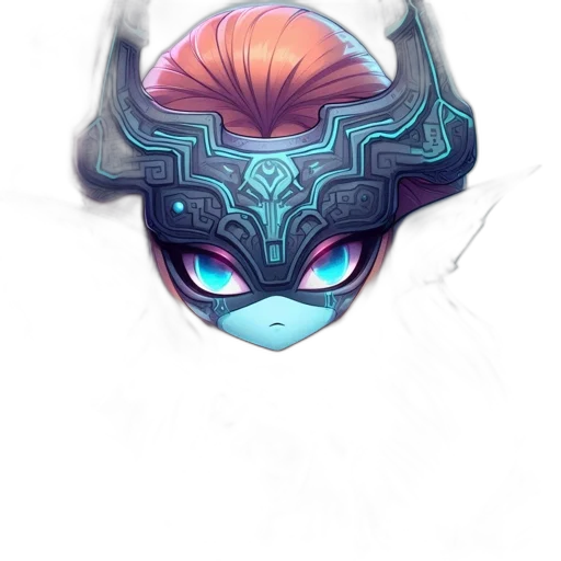 mask, crown, face, dragon transparent PNG cut-out
