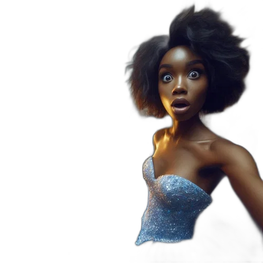 dress, concept art, 3d render, fantasy art transparent PNG cut-out