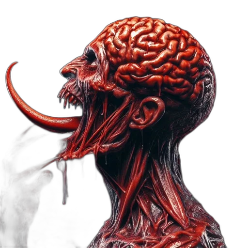 mask, face, creature, concept art transparent PNG cut-out
