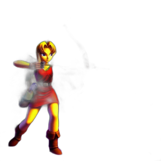 dress, weapon, pixel art, 3d render transparent PNG cut-out