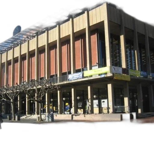 building, 3d render, city street, modern transparent PNG cut-out