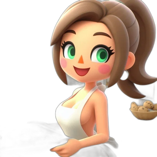 dress, face, staff, mask transparent PNG cut-out