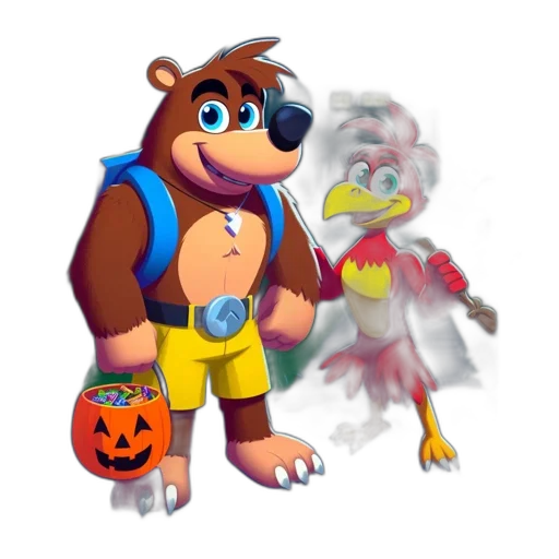 mask, creature, animal, staff transparent PNG cut-out