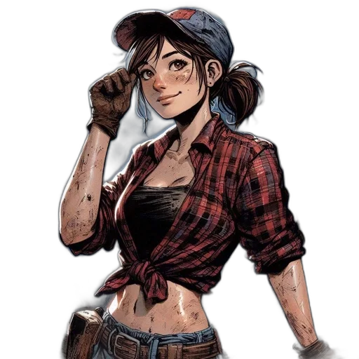 hat, staff, comic book art, concept art transparent PNG cut-out