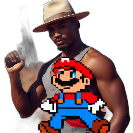 weapon, hat, pixel art, concept art transparent PNG cut-out