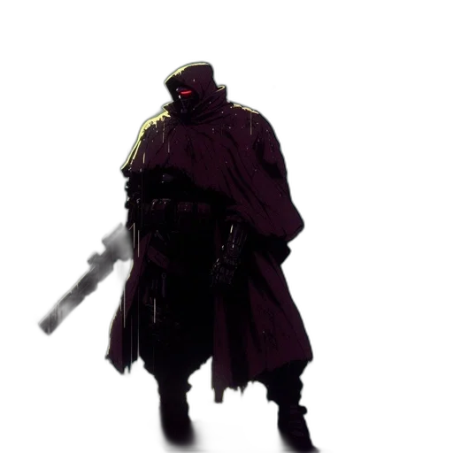weapon, staff, sword, jacket transparent PNG cut-out