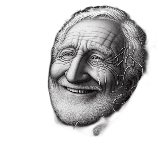 face, mask, hair, creature transparent PNG cut-out