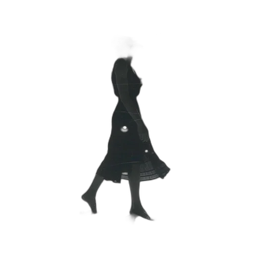 dress, staff, umbrella, hat transparent PNG cut-out