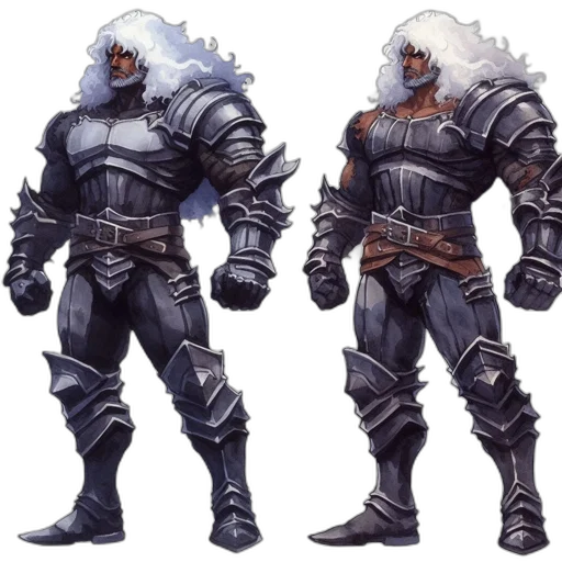concept art, fantasy art, comic book art, 3d render transparent PNG cut-out