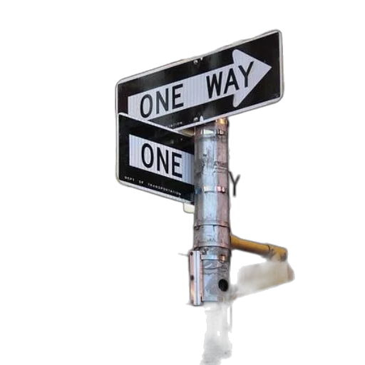 staff, street, sign, new transparent PNG cut-out