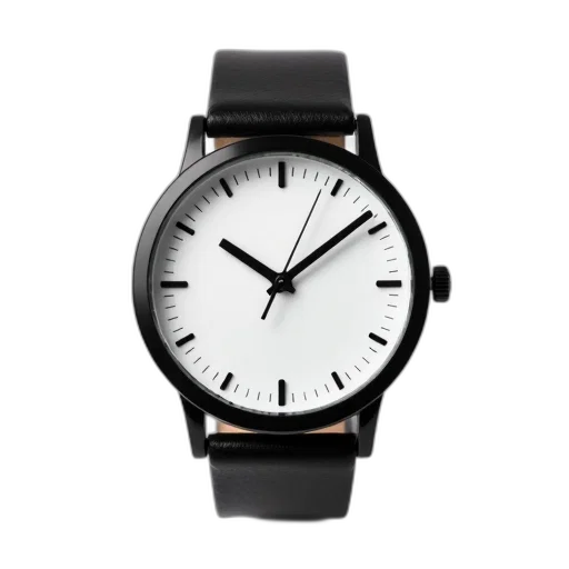 jewelry, monochrome, black, wristwatch transparent PNG cut-out