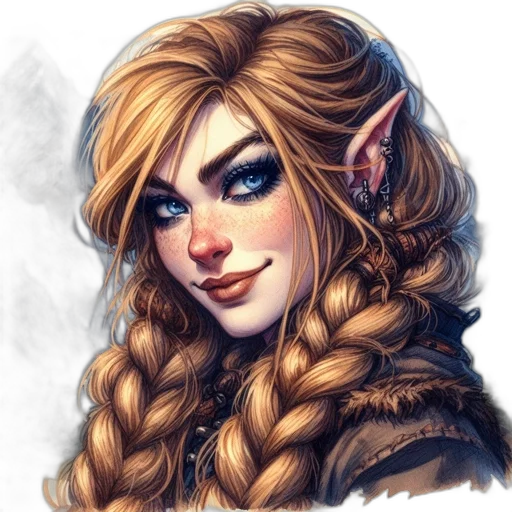 face, staff, dragon, fantasy art transparent PNG cut-out