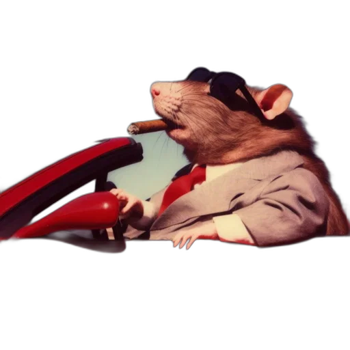 car, animal, concept art, photorealistic transparent PNG cut-out