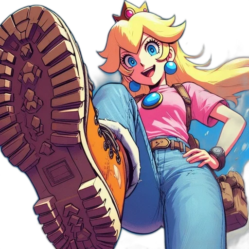 shoes, weapon, staff, jacket transparent PNG cut-out