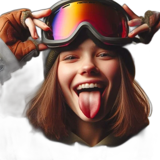 face, jacket, mask, hat transparent PNG cut-out