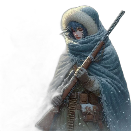 weapon, jacket, sword, concept art transparent PNG cut-out