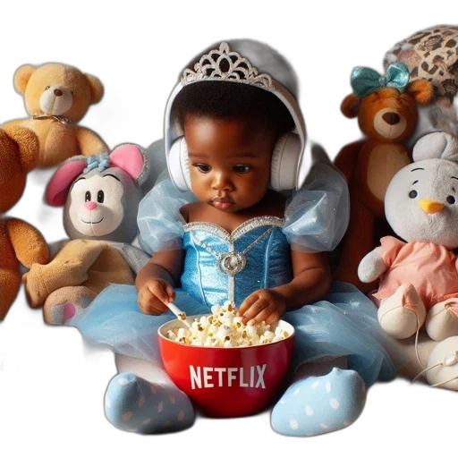 crown, child, blue, dress transparent PNG cut-out