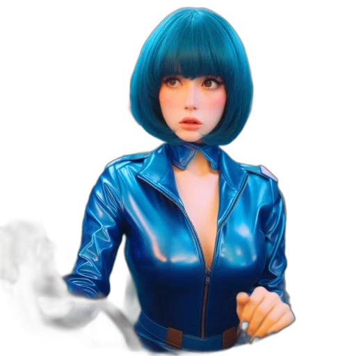 jacket, robot, 3d render, concept art transparent PNG cut-out