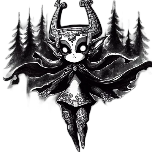mask, crown, dragon, creature transparent PNG cut-out