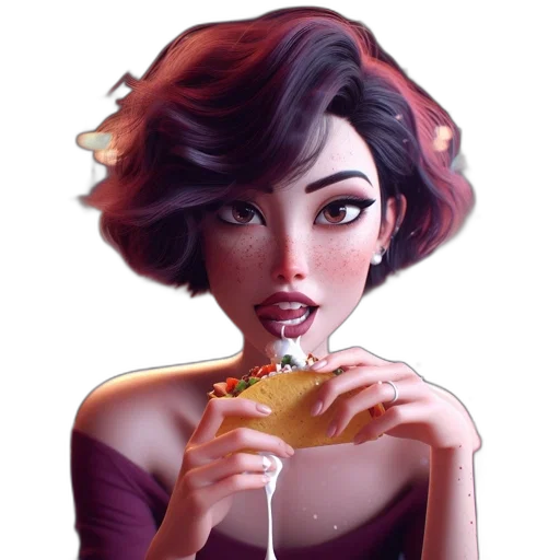 dress, face, jewelry, crown transparent PNG cut-out