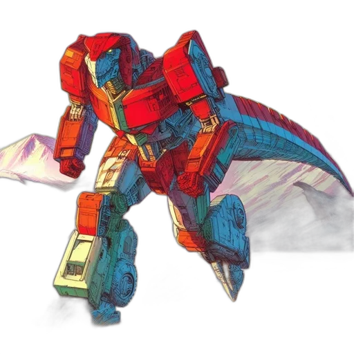 robot, weapon, dragon, jacket transparent PNG cut-out
