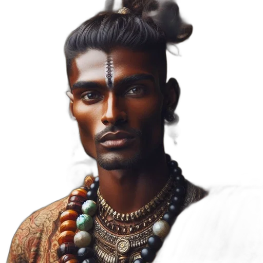 face, jewelry, staff, crown transparent PNG cut-out