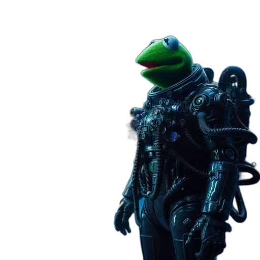 robot, jacket, creature, mask transparent PNG cut-out