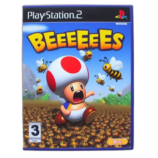 concept art, playstation, game, beeeees transparent PNG cut-out