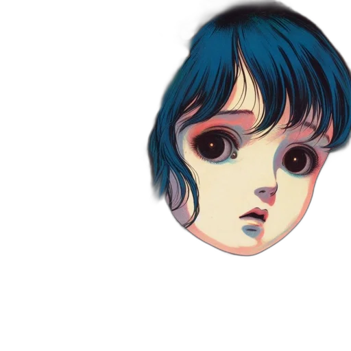 face, mask, robot, creature transparent PNG cut-out
