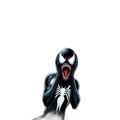 creature, mask, animal, comic book art transparent PNG cut-out