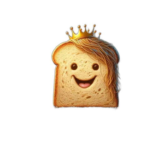 food, crown, face, animal transparent PNG cut-out