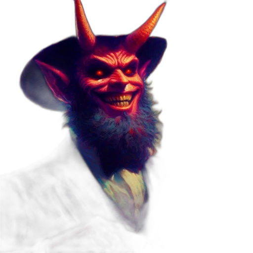 mask, creature, staff, face transparent PNG cut-out