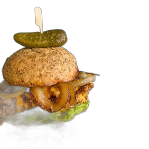 food, photorealistic, 3d render, delicious-looking transparent PNG cut-out