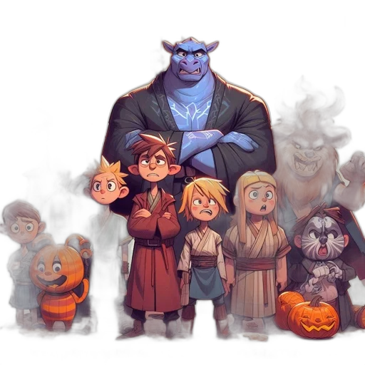 concept art, fantasy art, pixel art, watercolor transparent PNG cut-out
