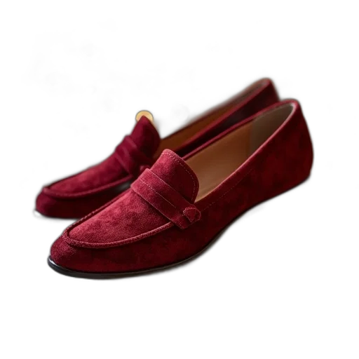 shoes, red, perfect, loafer transparent PNG cut-out