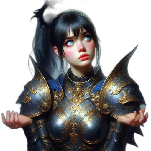 face, dragon, staff, weapon transparent PNG cut-out