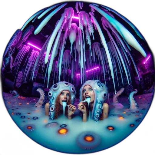 umbrella, concept art, fantasy art, 3d render transparent PNG cut-out