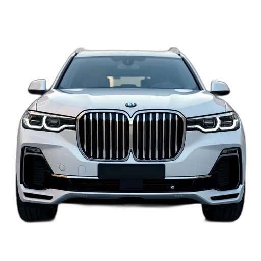 car, 3d render, photorealistic, front transparent PNG cut-out