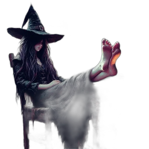 shoes, dress, hat, creature transparent PNG cut-out