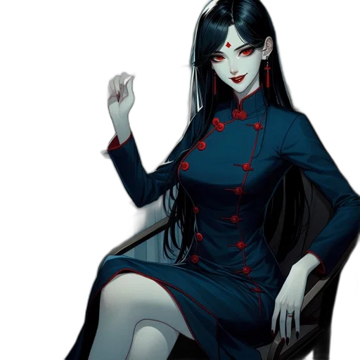 dress, staff, concept art, fantasy art transparent PNG cut-out
