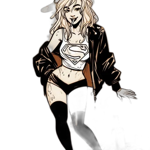 jacket, creature, comic book art, concept art transparent PNG cut-out