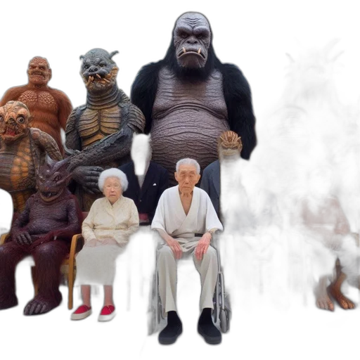 creature, animal, mask, concept art transparent PNG cut-out