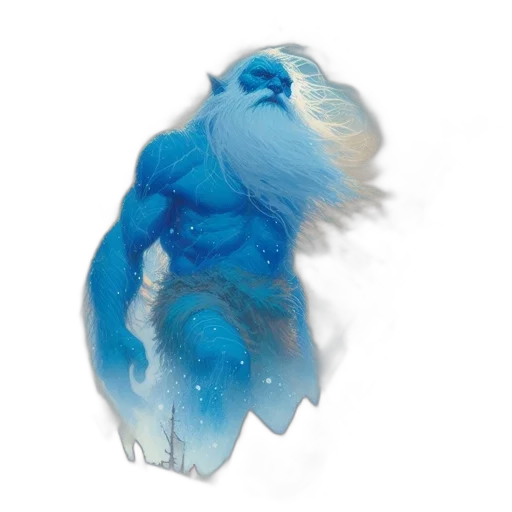 creature, animal, hair, staff transparent PNG cut-out