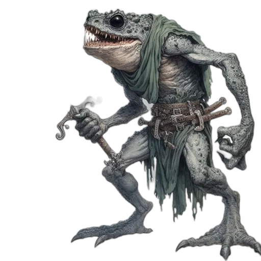 creature, dragon, staff, animal transparent PNG cut-out