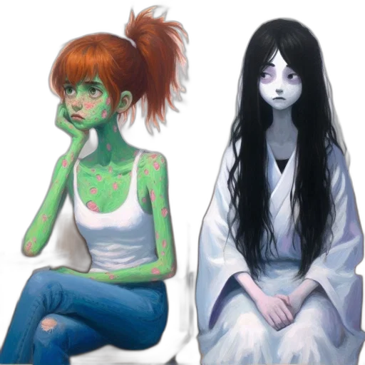concept art, fantasy art, comic book art, pixel art transparent PNG cut-out