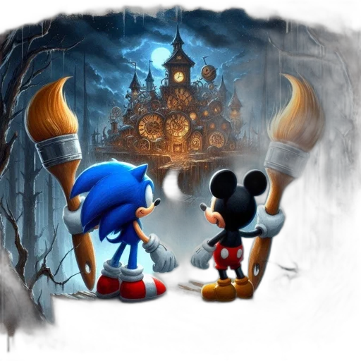 concept art, fantasy art, pixel art, 3d render transparent PNG cut-out