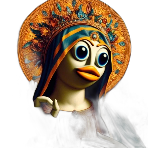mask, crown, animal, staff transparent PNG cut-out