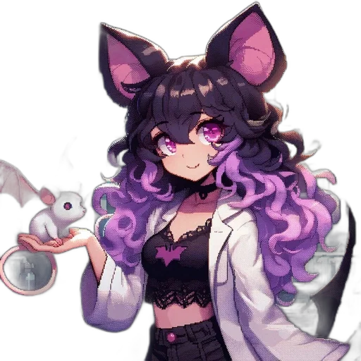 staff, creature, pixel art, anime transparent PNG cut-out